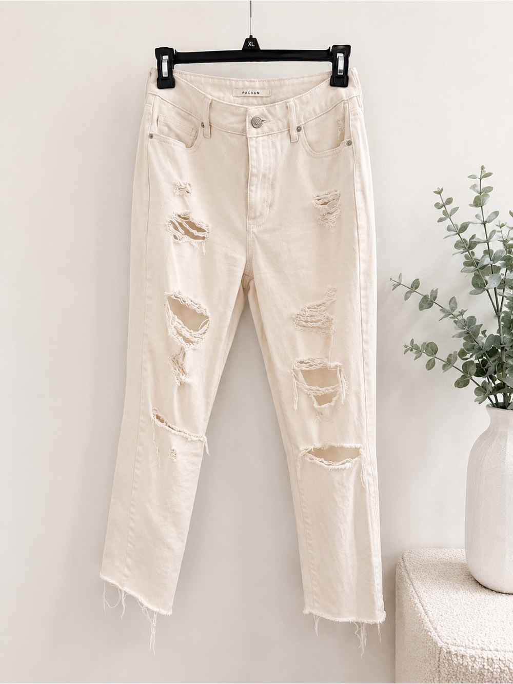 PacSun White Mom Jeans